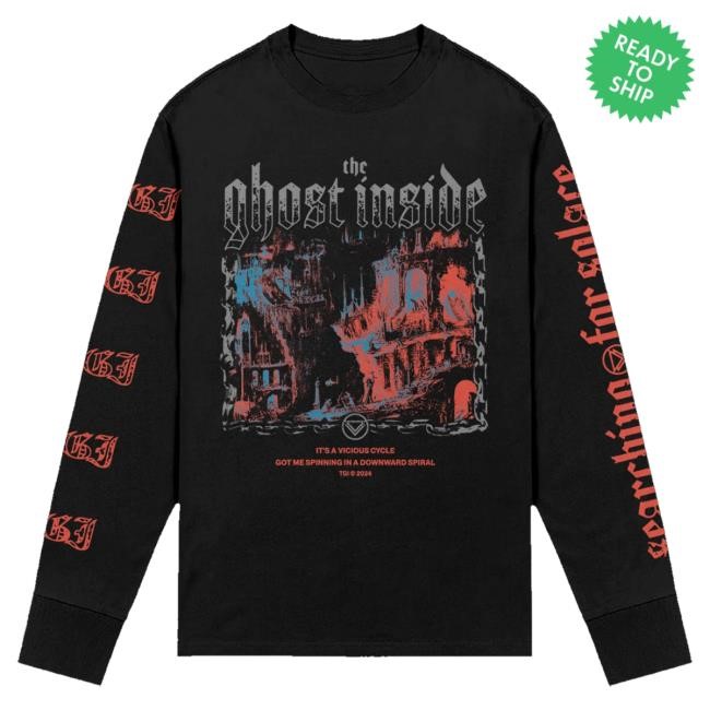 The Ghost Death Spinning Long Sleeve
