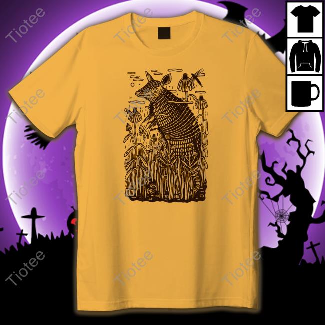 Flash Flood Print Shop Kathleen Neeley Ok Fauna Armadillo Shirt T Shirt