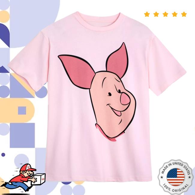 Official Disney Piglet Double-Sided Tshirt – Winnie the Pooh