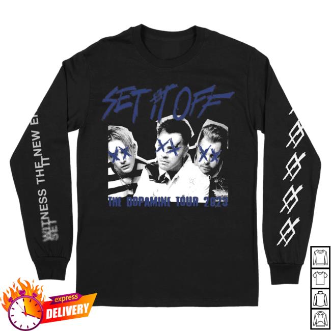 Official Set It Off Band Merch The Dopamine Tour 2023 Sweatshirt
