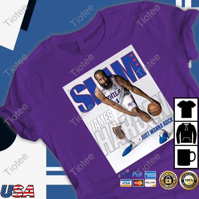 Slam Cover Shirt - James Harden Official Slam Cover Slam 243 Tee Shirt