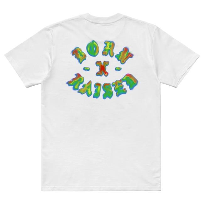 Official Born X Raised Merch Store Shop Heat Seaker Rocker Popover Shirt: White BornxRaised