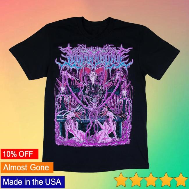 Lorna Shore Pink Goat Short Sleeve Tee