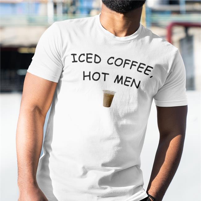 Iced Coffee Hot Men T Shirt Austin Yeahabsolutelyy