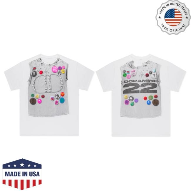 Official Lil Tecca Merch Store Dopamine 22 Tshirt