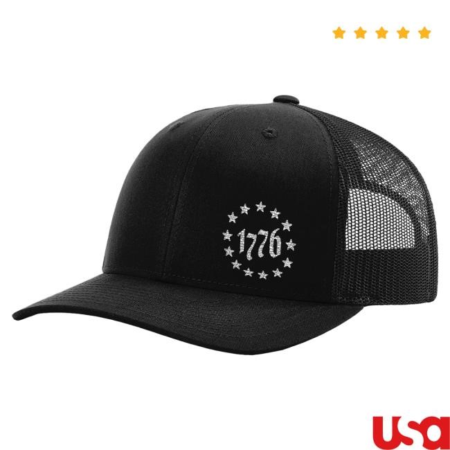 Official Hodgetwins Merch Shop 1776 Stars Printed Hat
