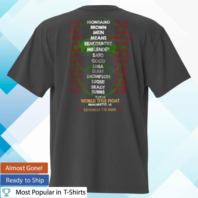 Official Jon Anik Bully 7-27 Belal Muhammad Oversized Tees Gray