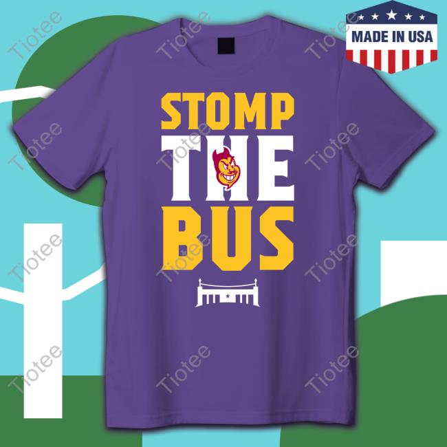 Sparky The Sun Devil Stomp The Bus Shirt