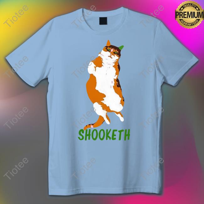 Catbellies Shooketh Cat Tee Shirt