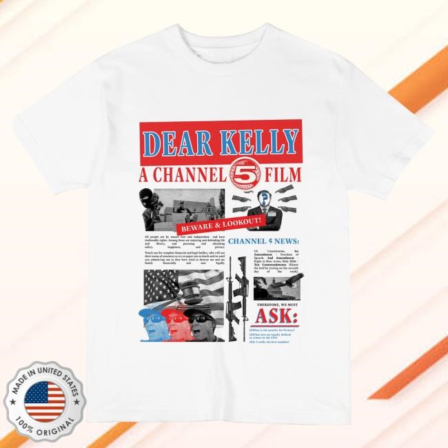 Official Channel 5 Merch Store Beware & Lookout | White Hot Shirt