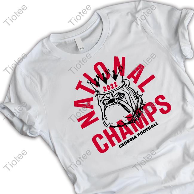 Homefield Apparel Georgia 2022 National Champs Crown T Shirt