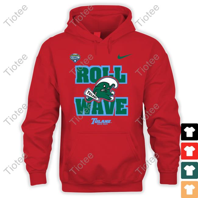 Goodyear Cotton Bowl Classic Roll Wave Tulane Green Wave Long Sleeve