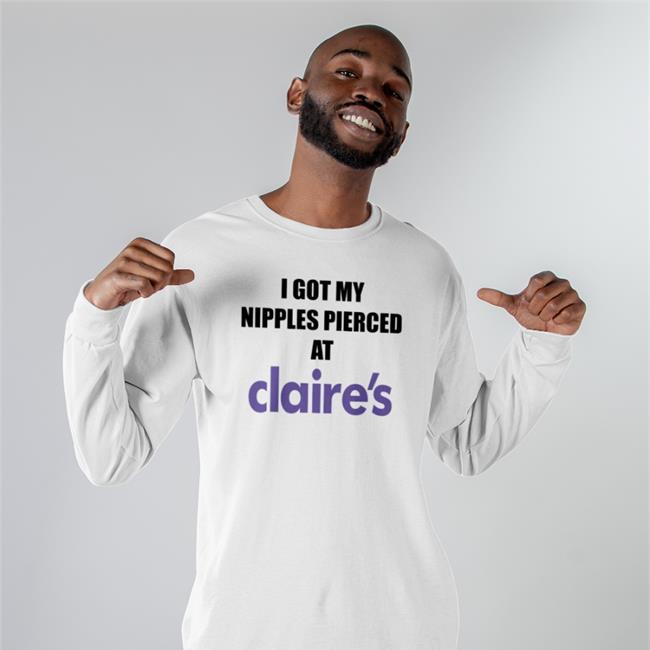 Dramaforbreakfast I Got My Nipples Pierced At Claires Long Sleeve Shirt