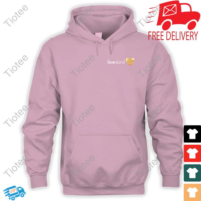 Love Island Logo Pink Crewneck Sweatshirt