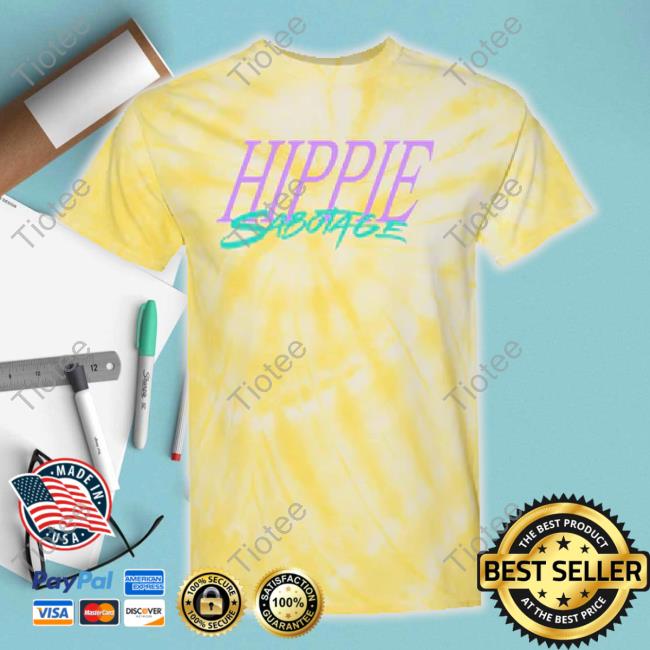 Hippie Sabotage Store Yellow Tie Dye Classic Shirt