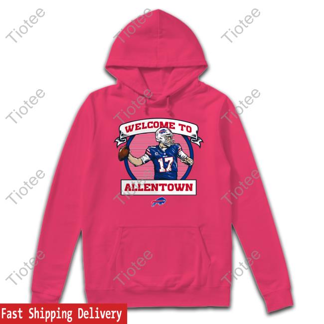 Josh Allen Buffalo Bills Welcome To Allentown Tee Shirts