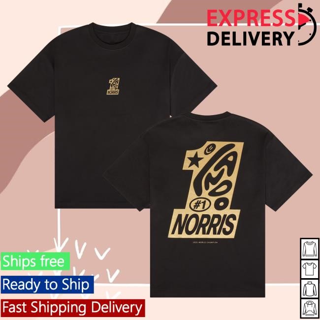 Official Lando Norris Merch Store Shop Lando Norris #1 Boxy Top Shirt