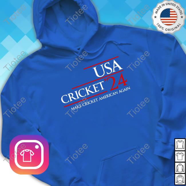 Limited Usa Cricket '24 Make Cricket American Again Funny Shirt