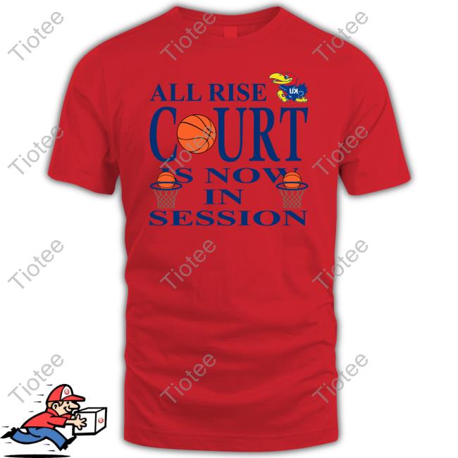 Kansas Jayhawks All Rise Court Is Now In Session Tank Top
