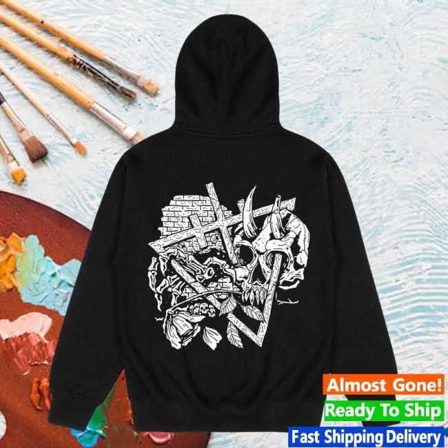 The Devil Wears Prada Merch Horned Skull Hood