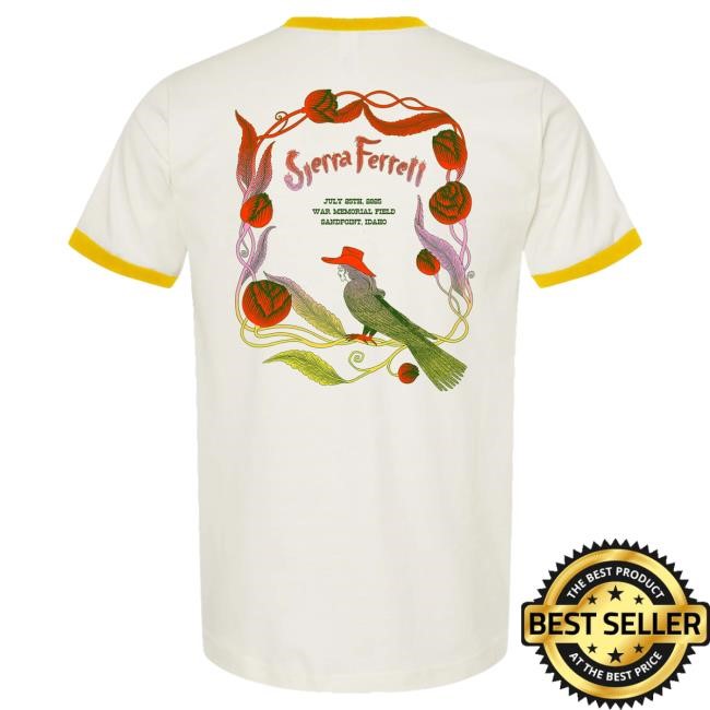 Official Sierra Ferrell Merch Ringer Event Sandpoint, ID Top Shirt