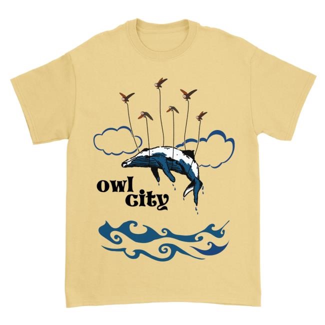 Flying Whale New Shirt Owl City Official Merchandise