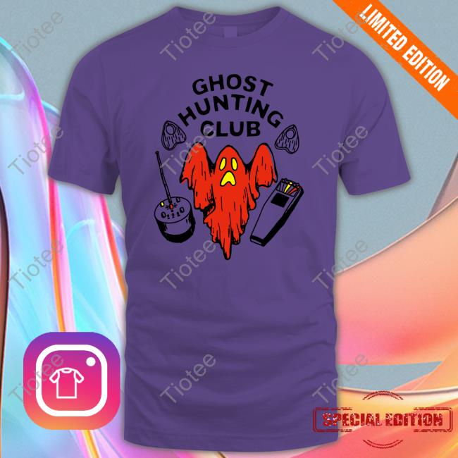 Ghost Hunting Club Baseball Shirts Riseabove Shop