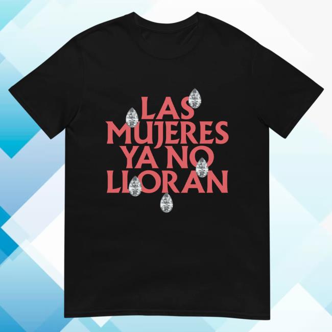 Official Shakira Merch Store Las Mujeres Ya No Lloran Teardrops Tees - Black Shakira Apparel Clothing Shop
