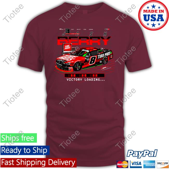 Josh Berry #8 2023 Tire Pros Tee Josh Berry #8 2023 Tire Pros Shirts