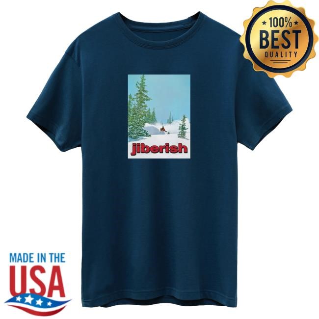 Official Jiberish Clothing Merch Pillows Supima Navy Popover Shirt