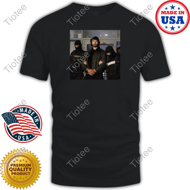 Wearableclothing Andrew Tate Arrest Shirts
