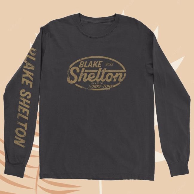 Apparel Blake Shelton | Official Store Blake Shelton Back To The Honky Tonk Classic Long Sleeve T Shirt