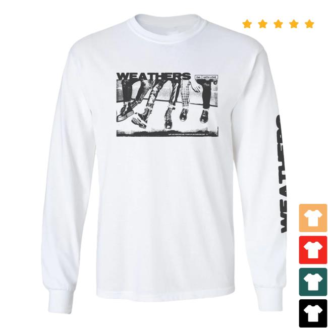 Official Sumerian Records Merch Store Weathers Est. With Love Long Sleeve Shirts in White