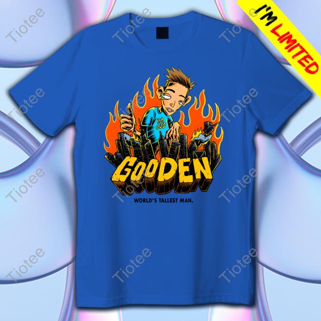Official Drew Gooden Merch World's Tallest Man Shirt Drewgoodenshop
