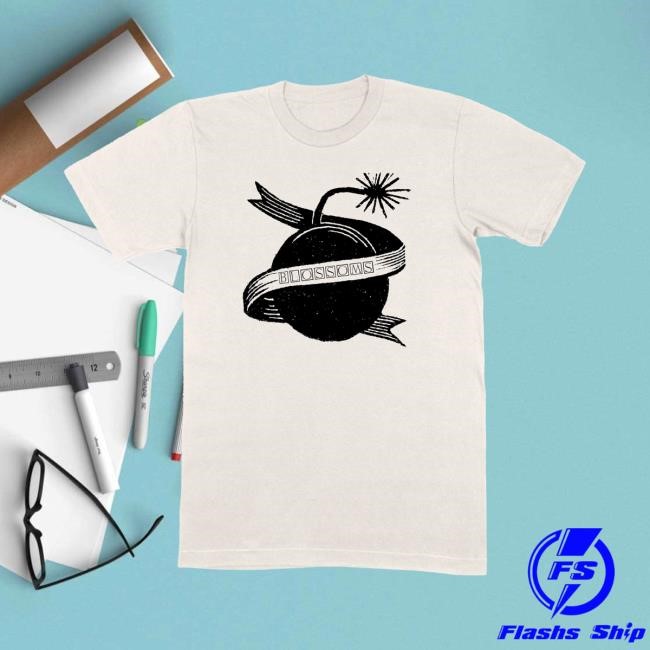 Official Blossoms Merch Store Bomb Logo Shirt Blossoms Band