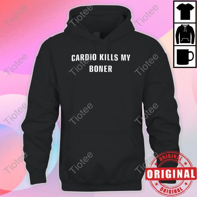 Hvyapparel Merch Cardio Kills My Boner Long Sleeve Tee