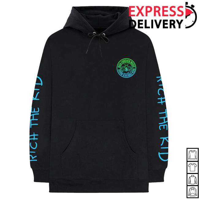 Official Rich For Music Rich Forever Logo Hoodie