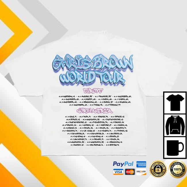 Chris Brown Store Merch Chris Brown Anime Tee
