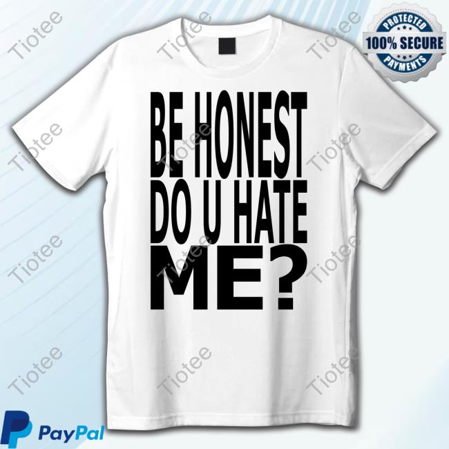 Alla Bruletova Wearing Be Honest Do U Hate Me Tee Shirt Bruletova