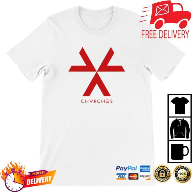 Chvrches Official Merch Store Triangles Short Sleeve Tee Chvrches Clothing Shop Apparel