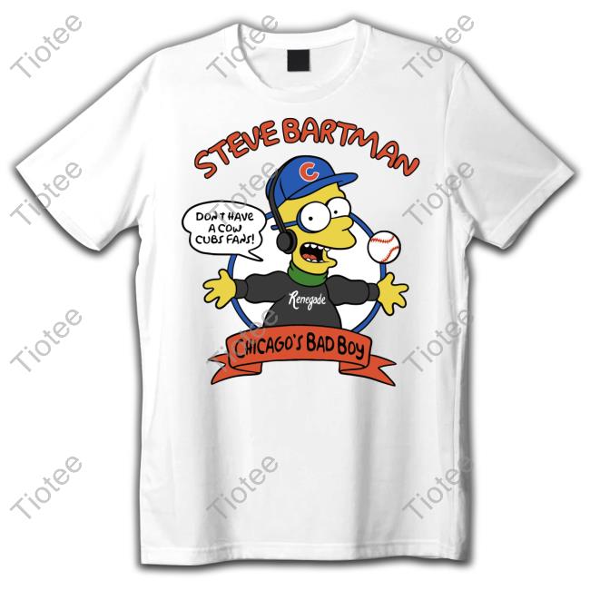 Harebrained Merch Steve Bartman Chicago's Bad Boy Long Sleeve Tee Shirt