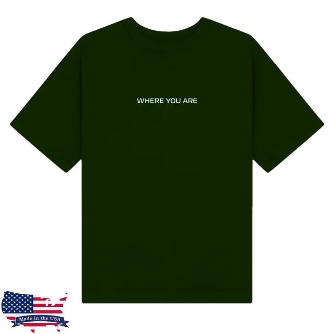 Official John Summit Merch Where You Are Galaxy Tee Shirt