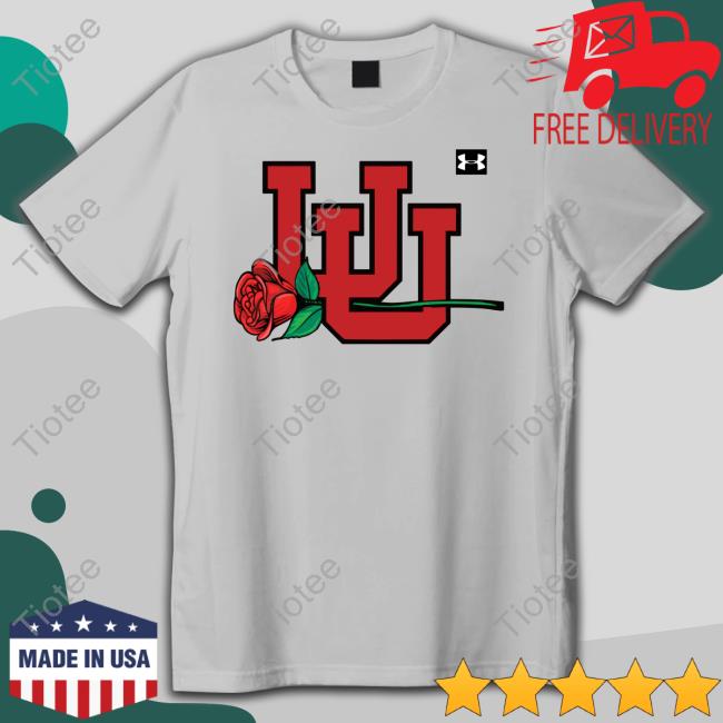 Interlocking Utah Utes Football Rose Shirts