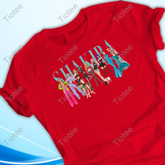 Shakira Store Merch Iconic Looks Crewneck Sweatshirt