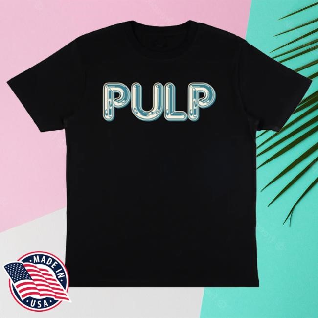 Official Pulp Merch Store Black Summer 2024 Tour Tee Pulp