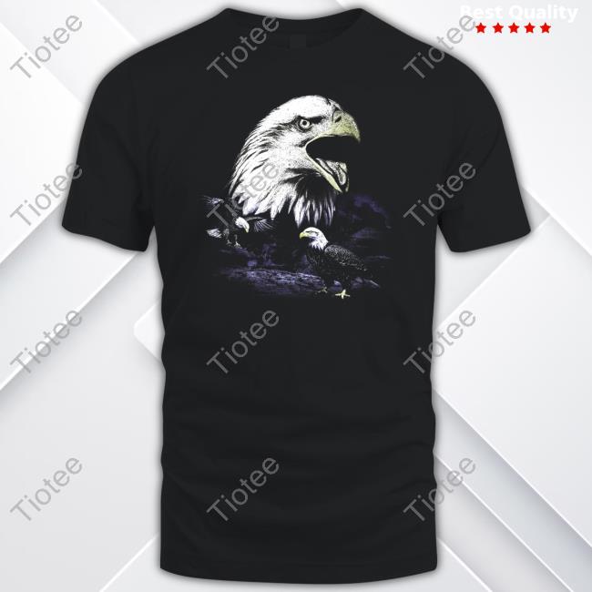 We Don't Trust You Merch Store Eagles Distressed Hem T Shirt