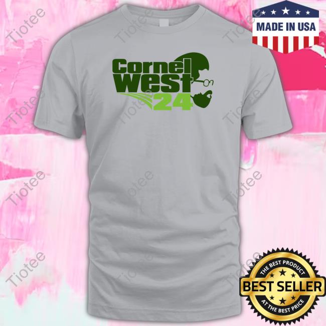 Cornelwest2024 Merch Cornel West 2024 Young Cornel Grey Crewneck Sweatshirt