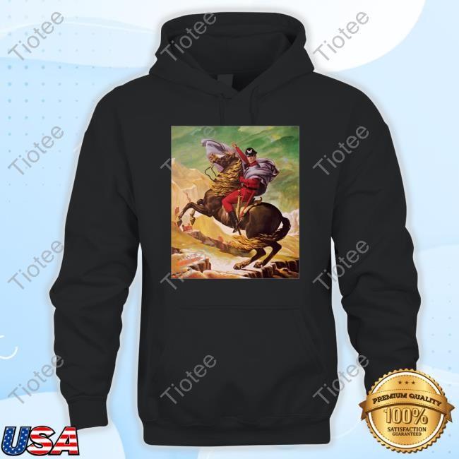 Maximilian Dood Wearing M. Bison Crossing The Alps Wall Street Fighter 1994 Shirt