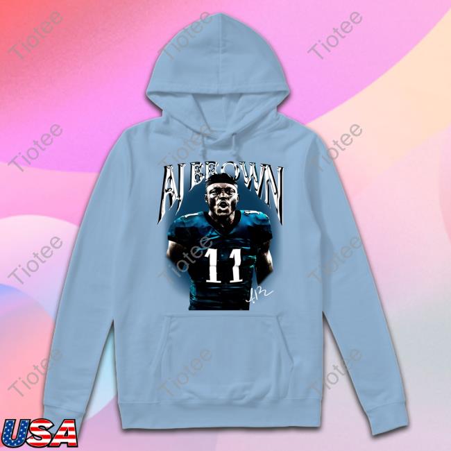 AJ Brown Shirt Dave Zangaro Quez Watkins AJ Brown Shirt Black