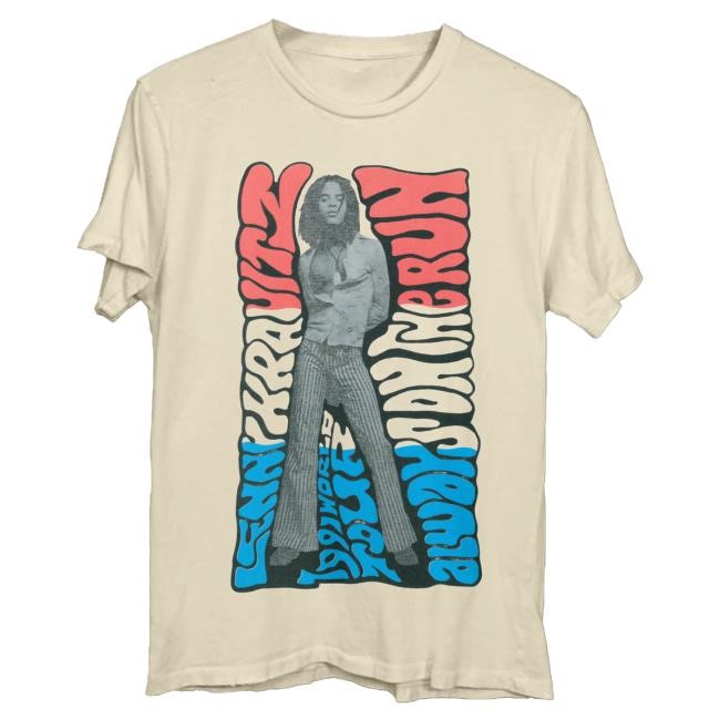Official Lenny Kravitz Wavy World Tour New Shirt